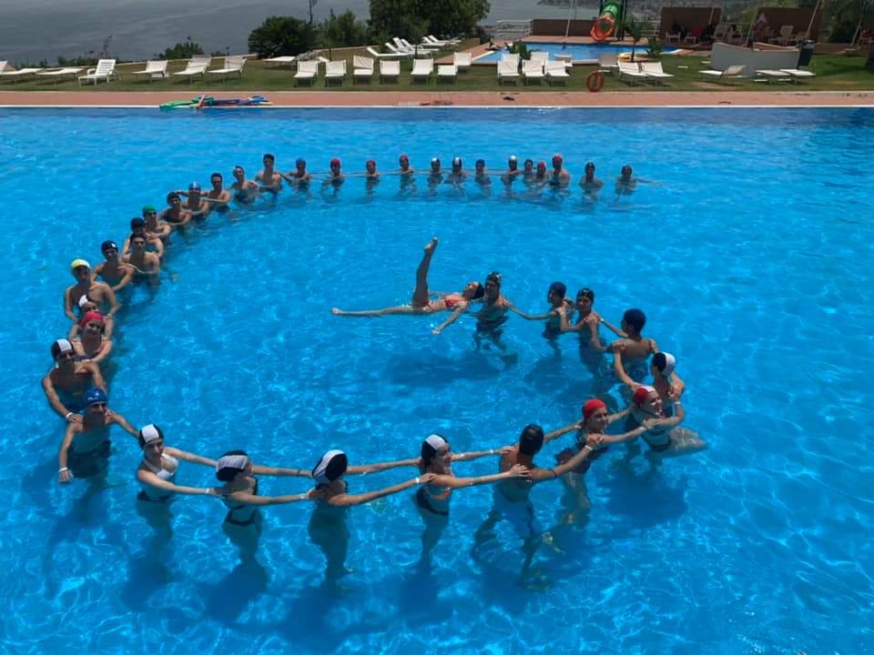 piscina coreografia